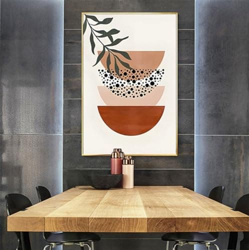 JNAOZI Images de plantes esthétiques Images décoratives Boho Images murales d'art abstrait moderne Ensemble d'affiches bohème, sans cadre (ensemble-06,40x60 cm * 3 pièces)