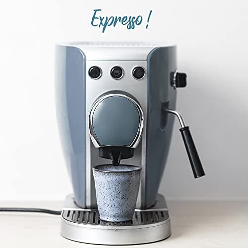 Origeens SET TASSE A CAFE EXPRESSO | Set Tasse Expresso Céramique Artisanale du Portugal | Service Tasse à café 120mL x4 | Coffret cadeau original