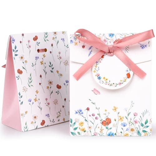 BETESSIN 50Pcs Boîtes Dragées Baptême Contenant Dragées Baptême, Sachet Dragées Mariage Baptême Baby Shower Communion