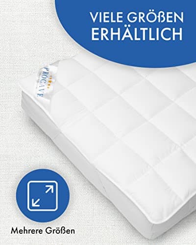 PROCAVE MICRO-COMFORT protège-matelas disponible dans des tailles différentes | fabriqué en Allemagne | Couvre-matelas en microfibre-polyester | technologie Soft Touch | convient également pour les lits boxspring et les matelas à eau | 180x220 cm