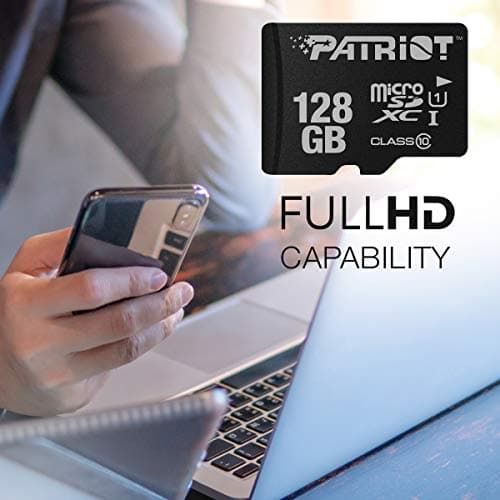 Patriot Memory Carte Mémoire Flash MicroSD LX Serie 128Go - PSF128GMDC10