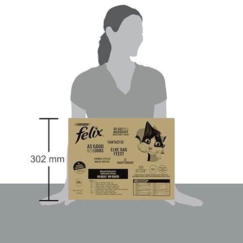 Felix Tendres Effilés Sélection Mixte : Bœuf, Poulet, Thon, Cabillaud - 80x85g