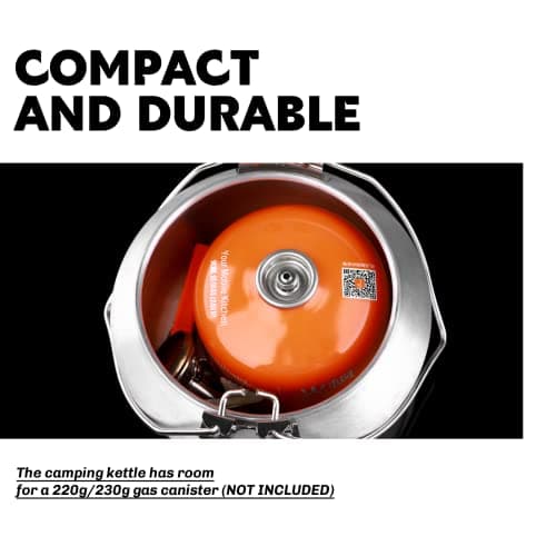 Fire-Maple Nimbus 1.2L Bouilloire Portable en Aluminium pour Camping, Cafetière pour l'extérieur, Bushcraft et l'ultraléger