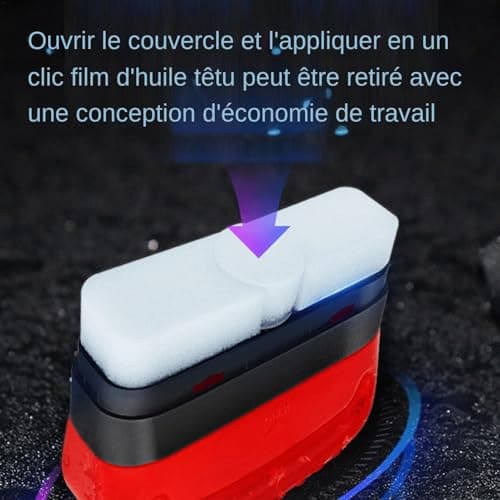 Film Oléophobe Pour Vitres D'automobiles | 120ml Automotive Oil Film Cleaning Brush | Dissolvant De Film D'huile De Verre Automobile | Brosse De Nettoyage De Film D'huile Automobile Multifonctionnelle