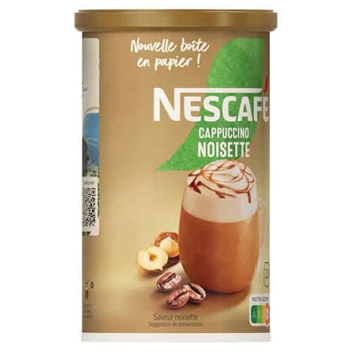 Nescafé Cappuccino Noisette, Café soluble, Boite de 270g
