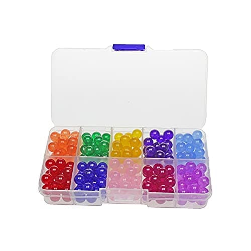 MJDCB 200pcs 8mm Pierre Perles Kit Rondes En Vrac Pierres Semi Précieuses 10 Couleurs Jade pour Bracelet Collier Fabrication de Bijoux