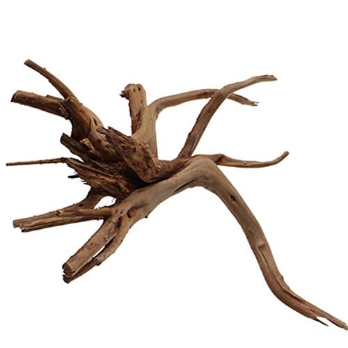 Emours Aquarium Driftwood Tropical Fish Plant Habitat Decor Varies Size, Small & Large,2 pcs Pack by Emours Pet