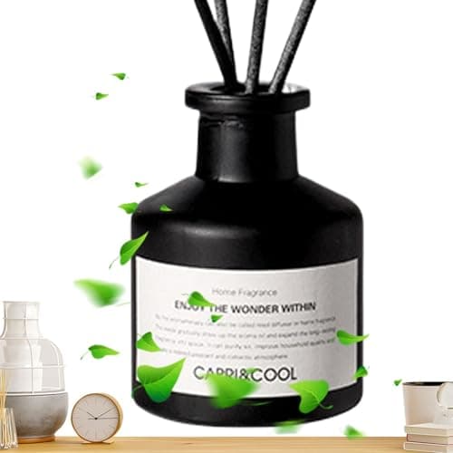 Diffuseur de parfum 50 ml avec bâtonnets - Diffuseur de parfum avec bâtonnets - 50 ml - Petit diffuseur de parfum avec bâtons - Diffuseur de parfum d'intérieur avec bâtonnets - Diffuseur de parfum