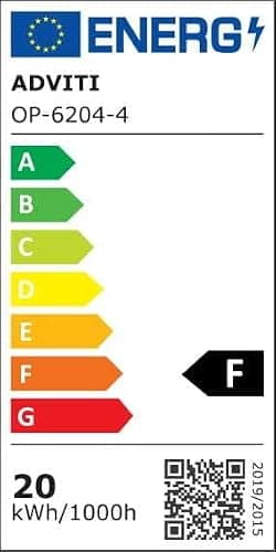 Adviti FRENIT Led Eclairage Exterieur Avec Détecteur De Crépuscule et Detecteur De Mouvement 20W IP65 Fonction de Gradation (Blanc)