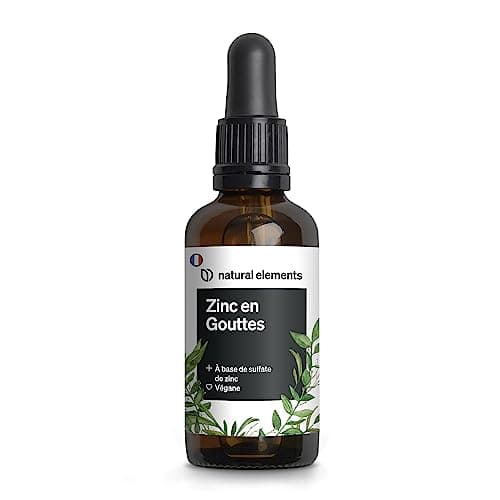 Gouttes de zinc – 100ml (2450 gouttes) – 15mg de zinc par dose journalière – Premium : Zinc ionique (sulfate de zinc) – Sans alcool, testé en laboratoire, 100% végétalien & produit en Allemagne