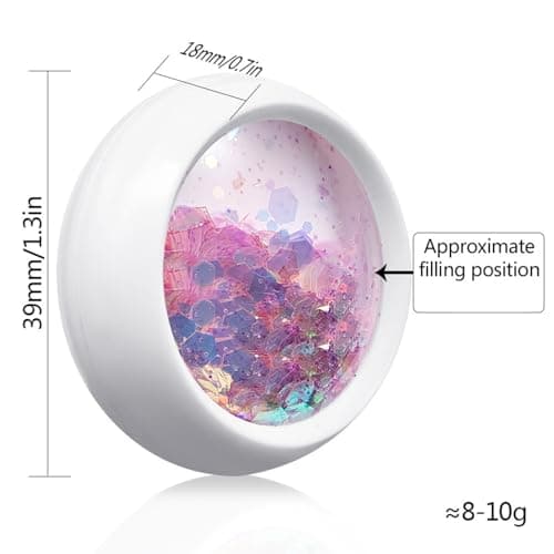 GZMAYUEN 12 Couleurs Paillettes Ongles Nail Art Glitter, Poudre Paillette Holographiques Deco Ongle pour DIY Festival Visage Corps Nail Art Décoration