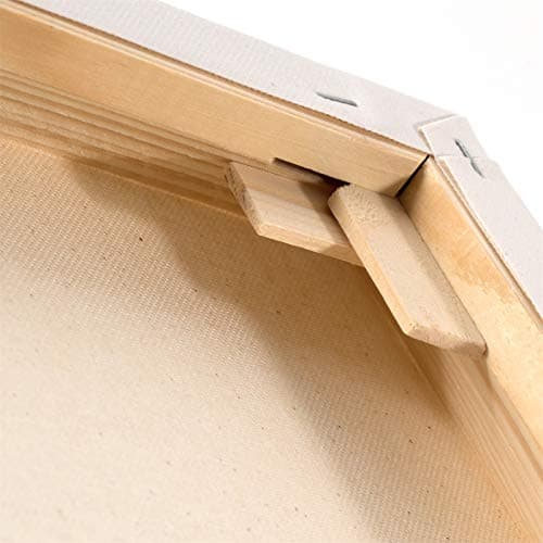 BK BILDERRAHMEN KOLMER 4 Toiles B.K. Deep Edge | 60x60 cm | sur Chassis, Pur Coton