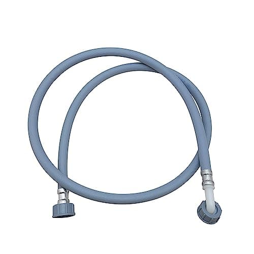 Lichtblau Tuyau d'arrivée d'eau Lave-linge Lave-vaisselle 2964 Raccordement longueur 1,5m I 3/4" coudé/droit avec joint I Tuyau d'arrivée d'eau usage universel Indépendant du fabricant