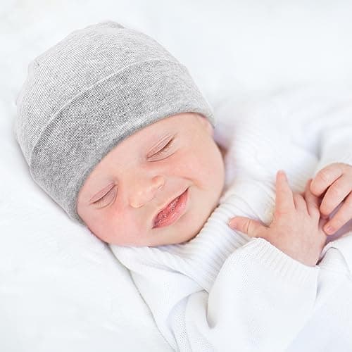 DRESHOW Bébé Bonnet Nouveau-né Bambin Doux Mignon Tricoté Chapeau pour Bébés Garçons Child Casquette Bonnets, 6-24 mois