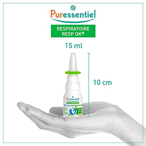 Puressentiel - Spray Nasal Décongestionnant aux Huiles Essentielles Propolis et Echinacée Bio - Pour nez bouché, irrité et qui coule - Rhume - Eau de mer -15ml