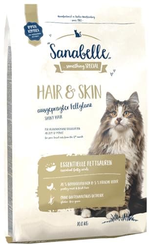 Sanabelle Hair & Skin - Croquettes pour chats de race pour un développement optimal du pelage -1 x 10 kg