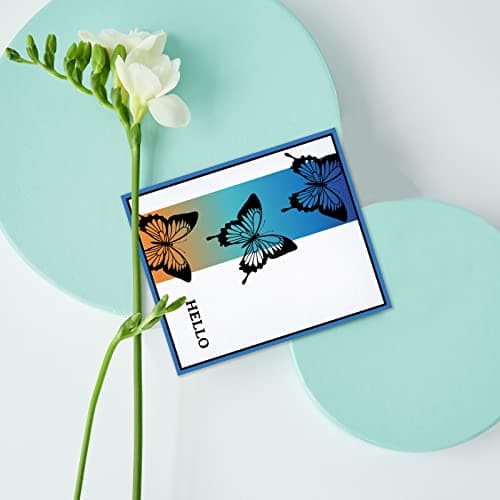 GLOBLELAND Papillon Pissenlit Tampons Transparents pour DIY Scrapbooking Fleur Sauvage Silhouette Silicone Timbre Transparent Sceaux pour Cartes Fabrication Photo Journal Décoration de la Maison