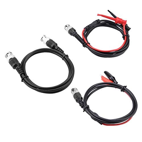 Câble coaxial BNC à BNC Crocodile Chip Multimeter Test Hook Set Test Lead Kit Sondes d'oscilloscope BNC à pinces crocodiles pour la formation d'électricien