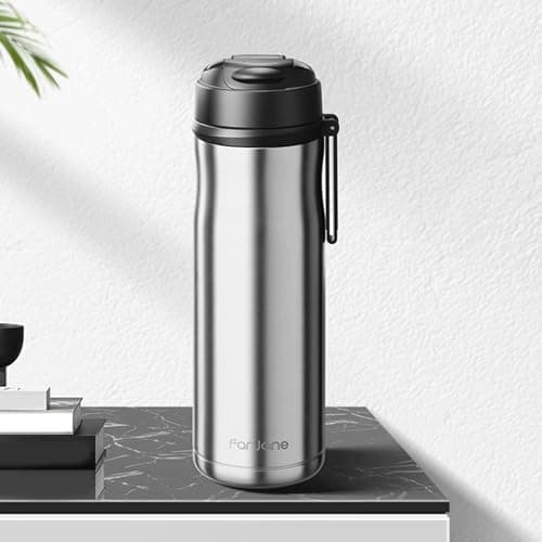 Gobelet à thé avec infuseur, tasse à thé de voyage, 600 ml, bouteilles isothermes portables, infuseur à thé, bouteille d'eau avec infuseur, tasse de voyage pour les sports d'alpinisme