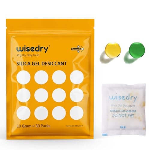 Paquets de 10 grammes x 30 Gel de Silice sachets sacs avec perle orange silicone Indicateur d'humidité absorbeur d humidite pour Élimination de l'humidité,qualité alimentaire