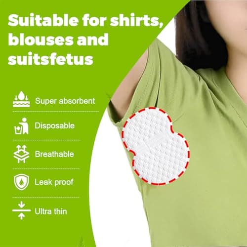 50 Lingette Patch anti transpiration Patch, Anti Transpirant Aisselles - Jetable, Invisible et Confortable - Patch Protège Aisselles Femmes et Hommes