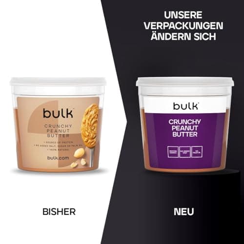 Bulk Beurre de Cacahuète, Croustillant, 1 kg
