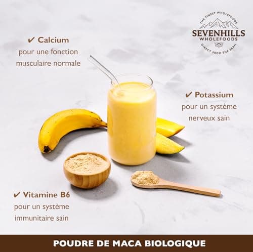 Sevenhills Wholefoods Poudre De Maca Cru Bio 1.8kg