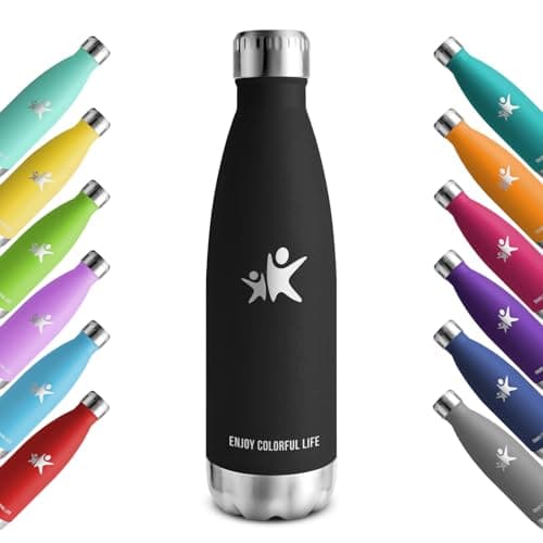 KollyKolla Gourde Isotherme 750ml, Gourde Inox sans BPA, Bouteille d'eau Reutilisable, Etanche, Isolation Double Paroi, Bouteille Isotherme Acier Inoxydable, pour Enfant, Adulte, Sport, École, Bureau