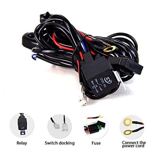 SKYWORLD 134 cm 675W Barre Lumineuse LED Lampe de Travail Incurvé Combo Faisceau de Spot D'inondation DC 12V-24V 6000K avec Faisceau de câbles Atvs Utvs 4x4 Camion Tracteur Offroad Véhicules