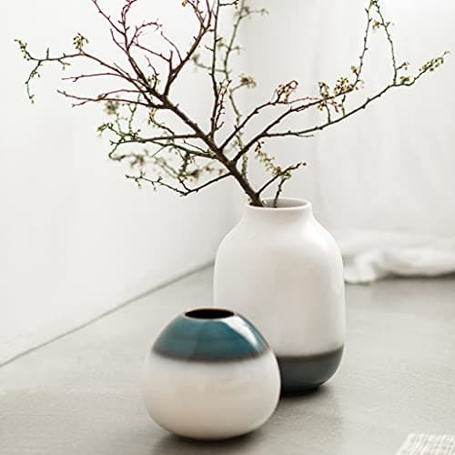 like. by Villeroy & Boch Lave Home Vase Shoulder, 15,5 x 15,5 x 22 cm, Bleu