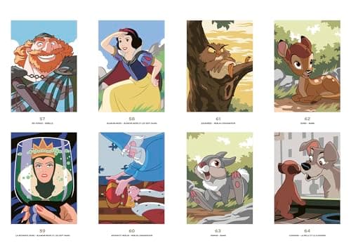 Coloriages mystères Disney - Grands classiques Spécial débutants