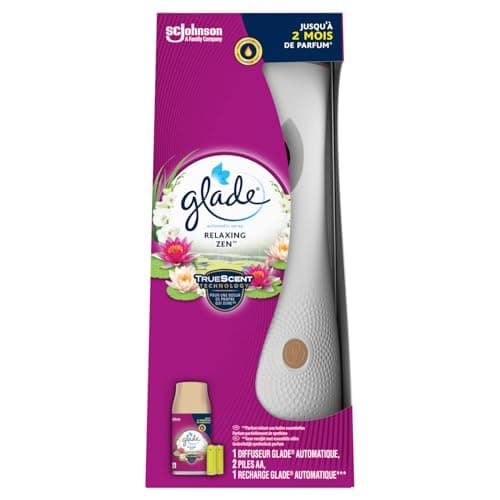 Glade Automatic Spray Diffuseur Relaxing Zen - Infusé Aux Huiles Essentielles