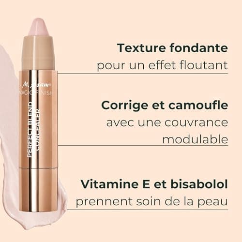 M. Asam MAGIC FINISH Perfect Blend Correcteur Fair (3 g) – Stick correcteur nude pour un teint immaculé, yeux makeup, camoufle cernes et imperfections, effet filtre immédiat