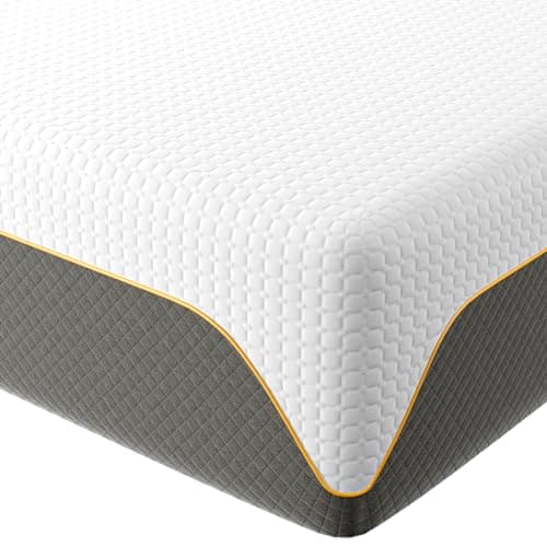 wowttrelax Matelas 140x190, Épaisseur 20 cm, Mousse à Mémoire de Forme Haute Densité, Dureté Moyenne et Rebond Élevé, Tissu Confortable et Respirant, Antibactérien et Anti-poussière, Durable