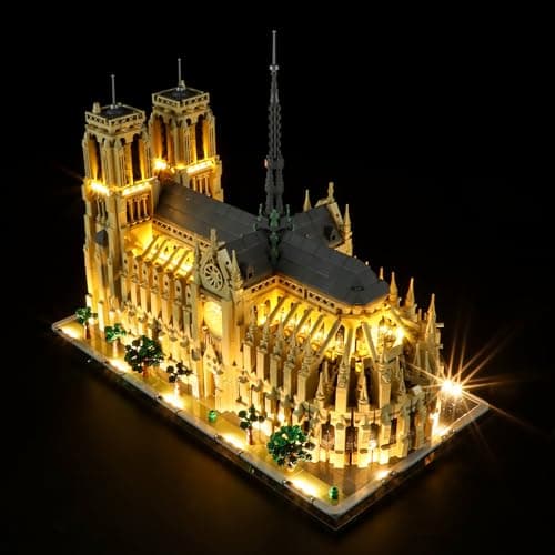 LIGHTAILING Jeu de Lumières pour Lego-21061 Notre-Dame de Paris - Modèle en Blocs De Construction - Ne Figurant Pas sur Le Modèle