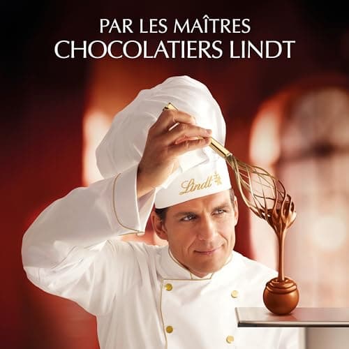 Lindt - Boîte Cadeau LINDOR - Assortiment de Chocolats au Lait, Noirs et Blancs - Cœur Fondant - Idéal pour Noël, 287g