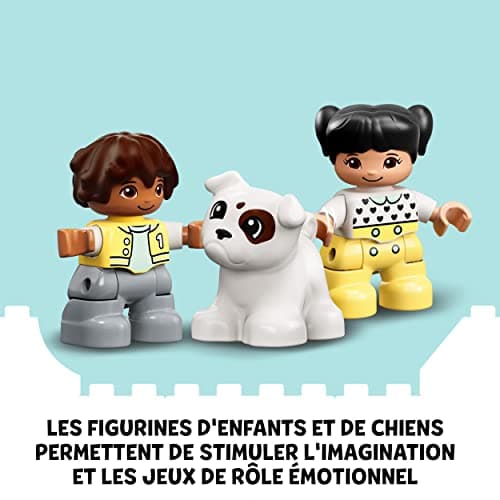 LEGO 10954 Duplo Le Train des Chiffres - Apprendre à Compter, Jouet d’Apprentissage, Jeu Éducatif, Ludique, avec Briques, pour Bébé 18 Mois, Cadeau