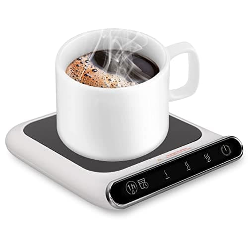 Chauffe-tasse, 55 C, 131 F, Chauffe-tasse USB à Température Constante pour Bureau avec 3 Réglages de Température, Réglages de Température Intelligents pour le Bureau à Domicile