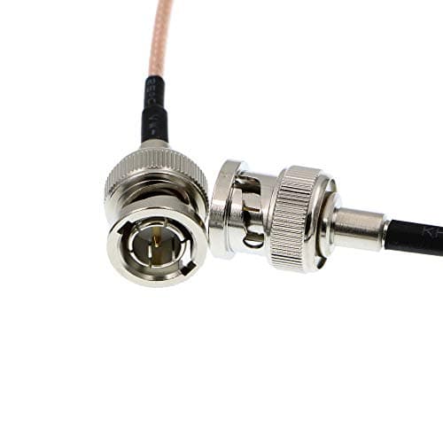 Uonecn Rg179 Cble BNC mle vers BNC 75ohm Megaflex HD-SDI cble pour Blackmagic HyperDeck Shuttle et BMCC Bmpc HyperDeck Caméras