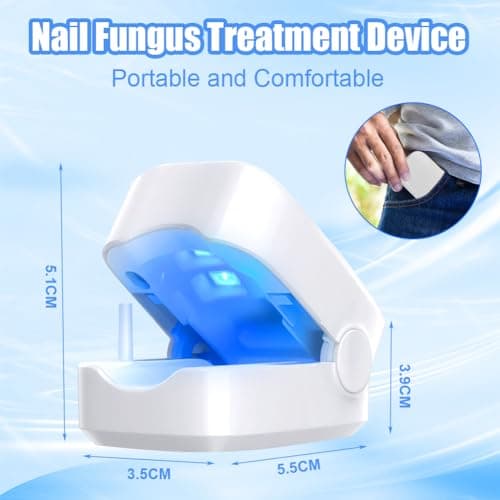 ACWOO Appareil Traitement Laser Mycose Ongles, Portable Dispositif des Champignons des Ongles, Dispositif de Traitement Laser pour Mycose Ongles des Pieds Nettoyage et Réparation Ongles Traitement