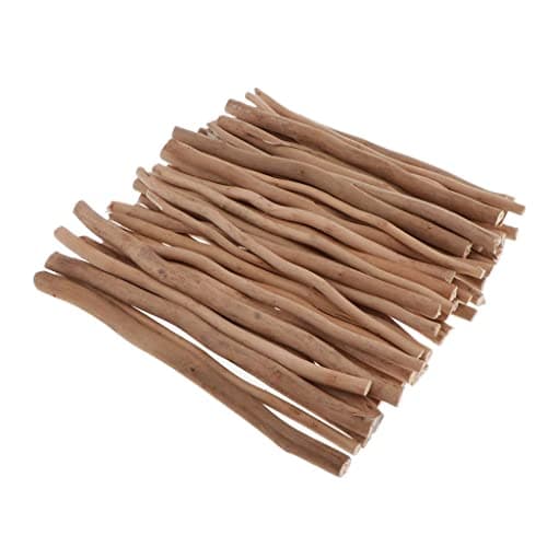 dailymall 50 Branches de Bois Flotté Naturel Bâtons Rustique Pièces Artisanat Bois Bricolage - 20cm