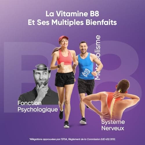 Biotine Cheveux 12 000 mcg Pure - 365 Comprimés Vegan - Cheveux, Barbe & Peau - Vitamine B7/B8 - Dosage Élevé, Sans Stéarate de Magnésium et Sans Excipient - Beauté Intérieure et Extérieure