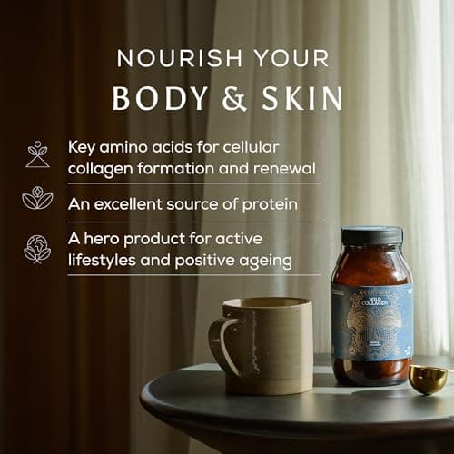 Ancient + Brave Wild Collagen 200g - Collagène marin sauvage en poudre - 100% de peptides de collagène hydrolysés (poisson) - Anti-âge, santé de la peau, des cheveux et des ongles