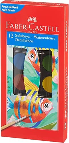Faber-Castell Aquarelle, 12 couleurs