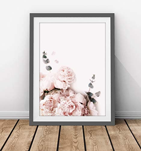Artpin® Lot de 6 affiches murales élégantes pour salon, SANS CADRE! format A4 pour chambre - motif Coco Rose W2
