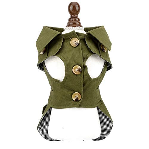 PAIDEFUL Manteau pour petit chien - Coupe-vent - Style western - Pour l'automne et l'hiver - Taille M