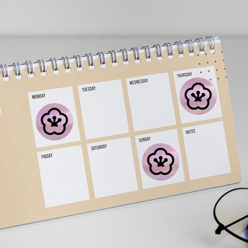 YIKIADA Holographiques Étiquettes Thermiques Rondes Adhésives 38 mm Violet Laser Autocollantes Imperméable Imprimable pour Bureau École QR Inventaire 200 Pièces par Rouleau