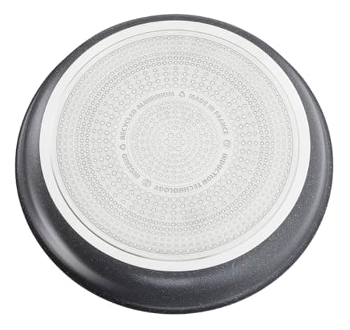Tefal Ingenio Poêle 28 cm, Induction, Revêtement antiadhésif, Empilable, Compatible lave-vaisselle, Fabriqué en France, Natural Force L3960602, Noir, Anti-adhésif