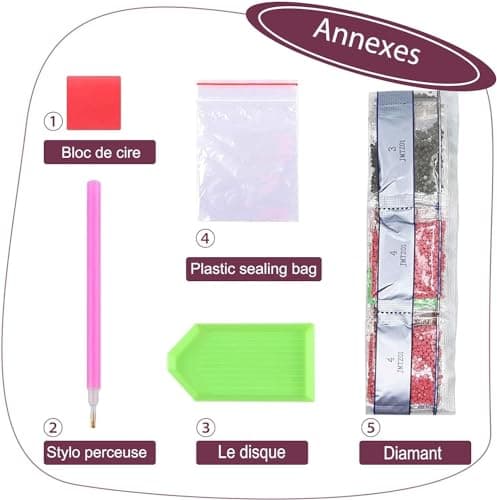 DXDOING Diamond Painting Kit de Peinture Diamant 5D DIY Personnalisé - Créez des Œuvres d'Art Remplies de Souvenirs avec Vos Grands-parents
