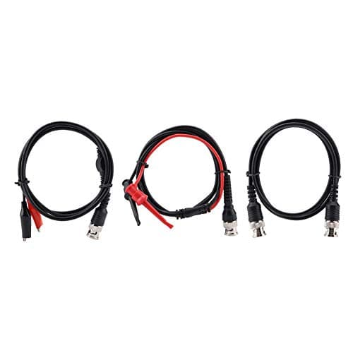 Câble coaxial BNC à BNC Crocodile Chip Multimeter Test Hook Set Test Lead Kit Sondes d'oscilloscope BNC à pinces crocodiles pour la formation d'électricien